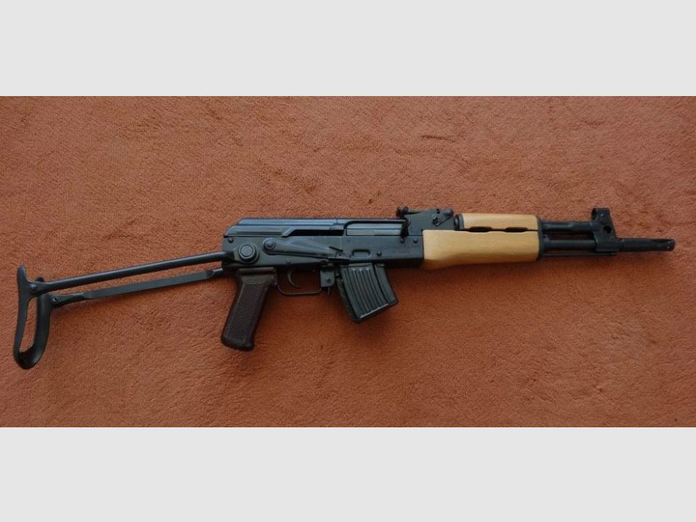 Cugir SL-Büchse; Cugir WS1-64 SB(Short Barrel )Metallklappschaft Cal.7,62x39mm, Bild 2 von 3