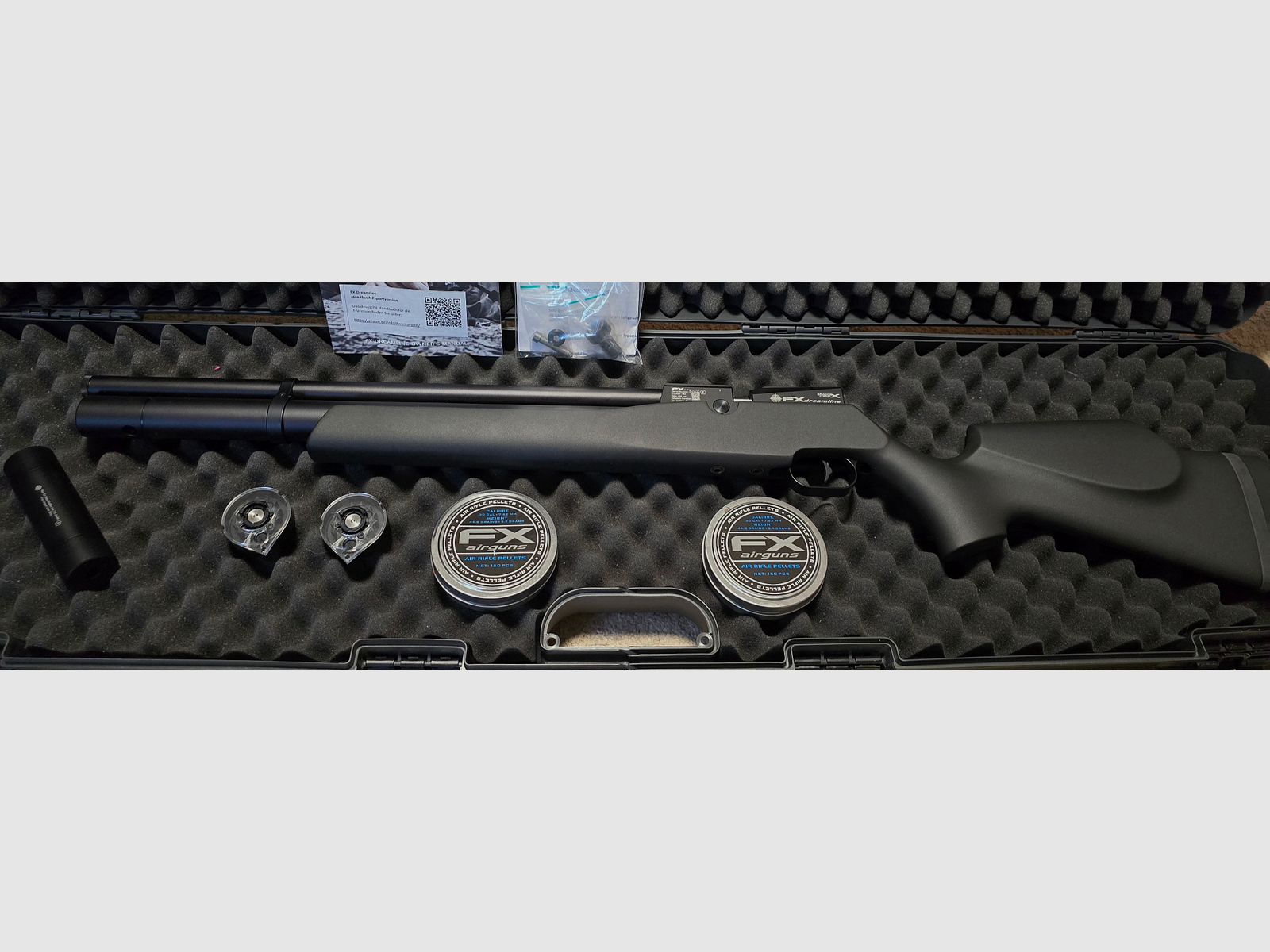 FX Dreamline Kal. .30 / 7,62mm – 7,5 Joule – Topstaat + Accessoires