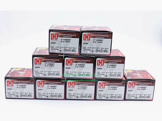 Hornady / USA V-Max 20grs. .17Hornet