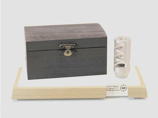 German Gun Stock Punisher Lite Muzzle Brake M14x1 Color Stainless Steel