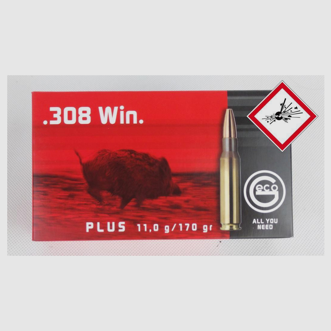 Geco Plus Jagdpatrone Kal. .308 Win 170gr