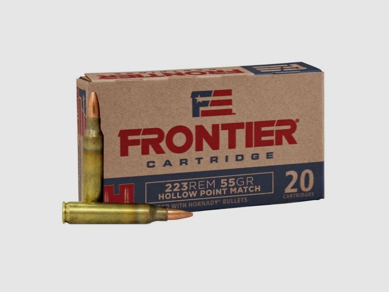 223 Remington Hornady FRONTIER® 55 gr HOLLOW POINT MATCH™ VE20