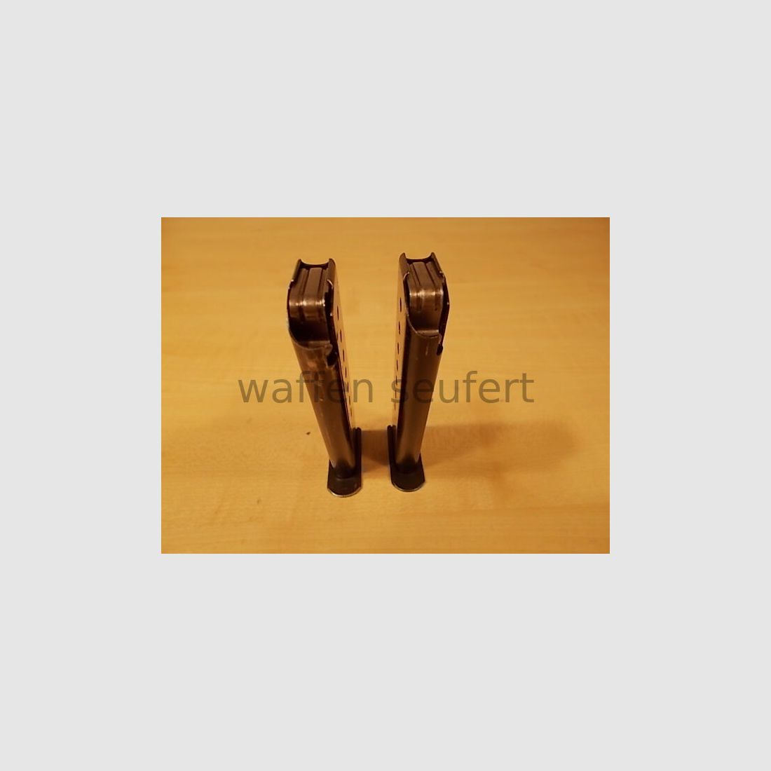 2 pieces of magazines 9mmL Walther P38 Bundeswehr polished