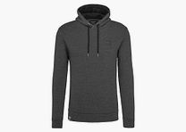 GLOCK Sweat Hoodie „Perfection“ – Grau Melange – hoher Kragen, Kapuze, Fleece innen, Größe L
