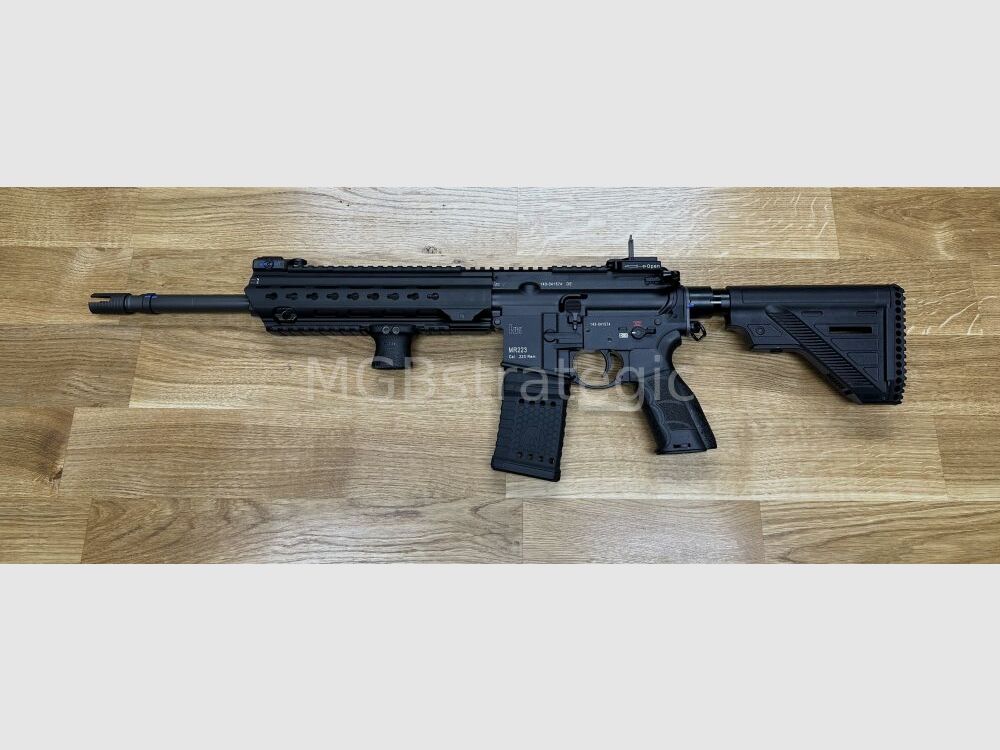 Heckler & Koch MR223 A3 Slim-Line 14,5" loop - halfautom. geweer .223Rem civiele versie H&K G38 met G38 G95K upgrades / HK416 H&K 416 / MR 223 A3