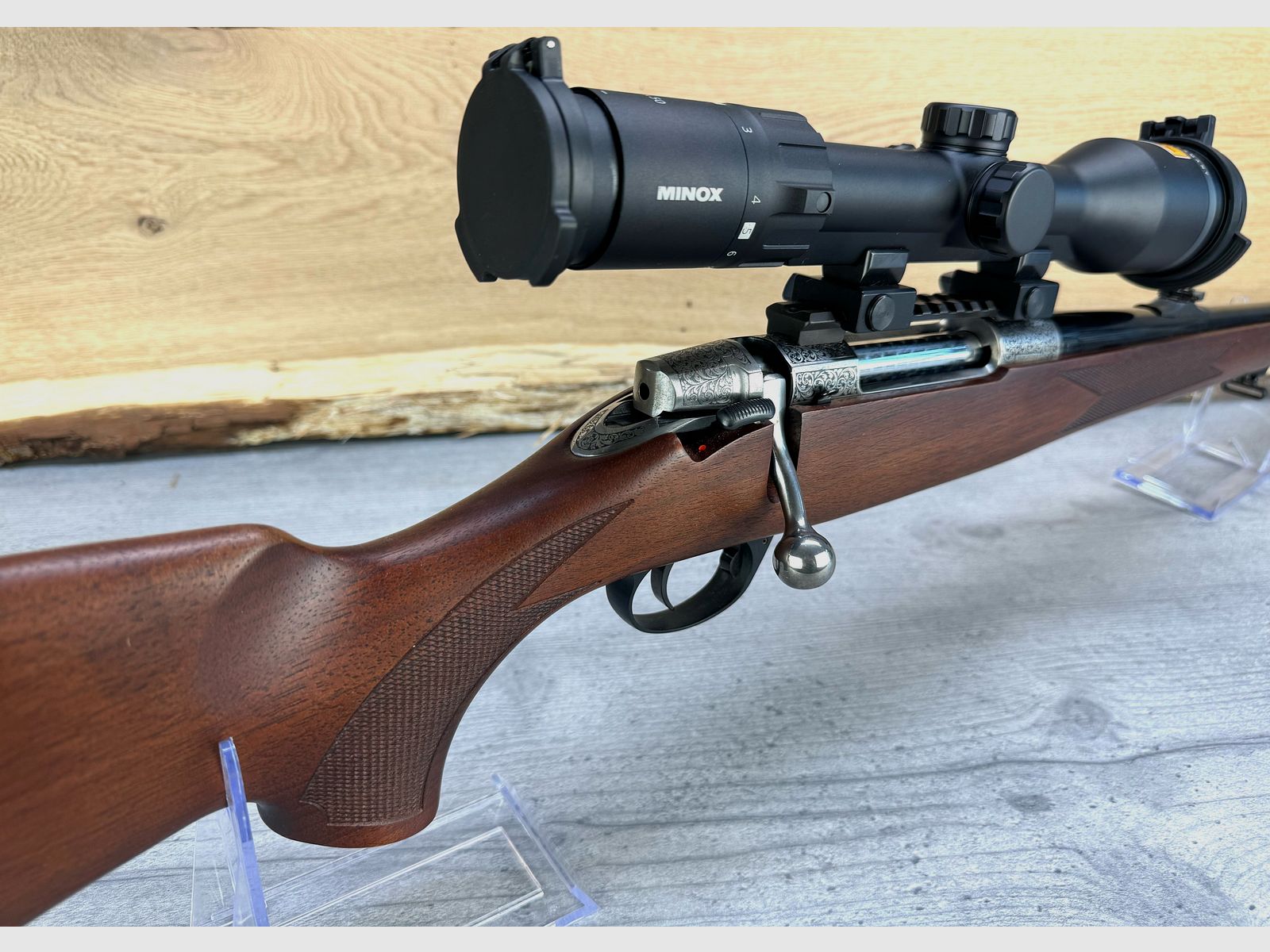 Antonio Zoli Bavaria 1900 Luxus Stutzen Kal.: 8x57JS + Minox Allrounder 2-10x50S + ERA Klemmmontage