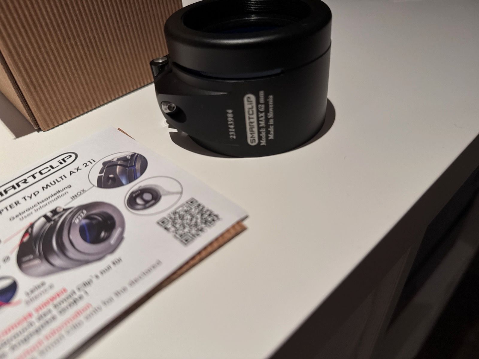 Smartclip AS D62 adaptateur de serrage 56mm lunette de visée