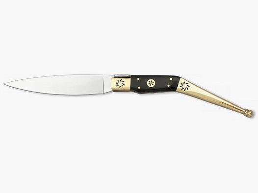 Cuchillo catalán navaja española de cuerno 11,6 cm de hoja caja de regalo