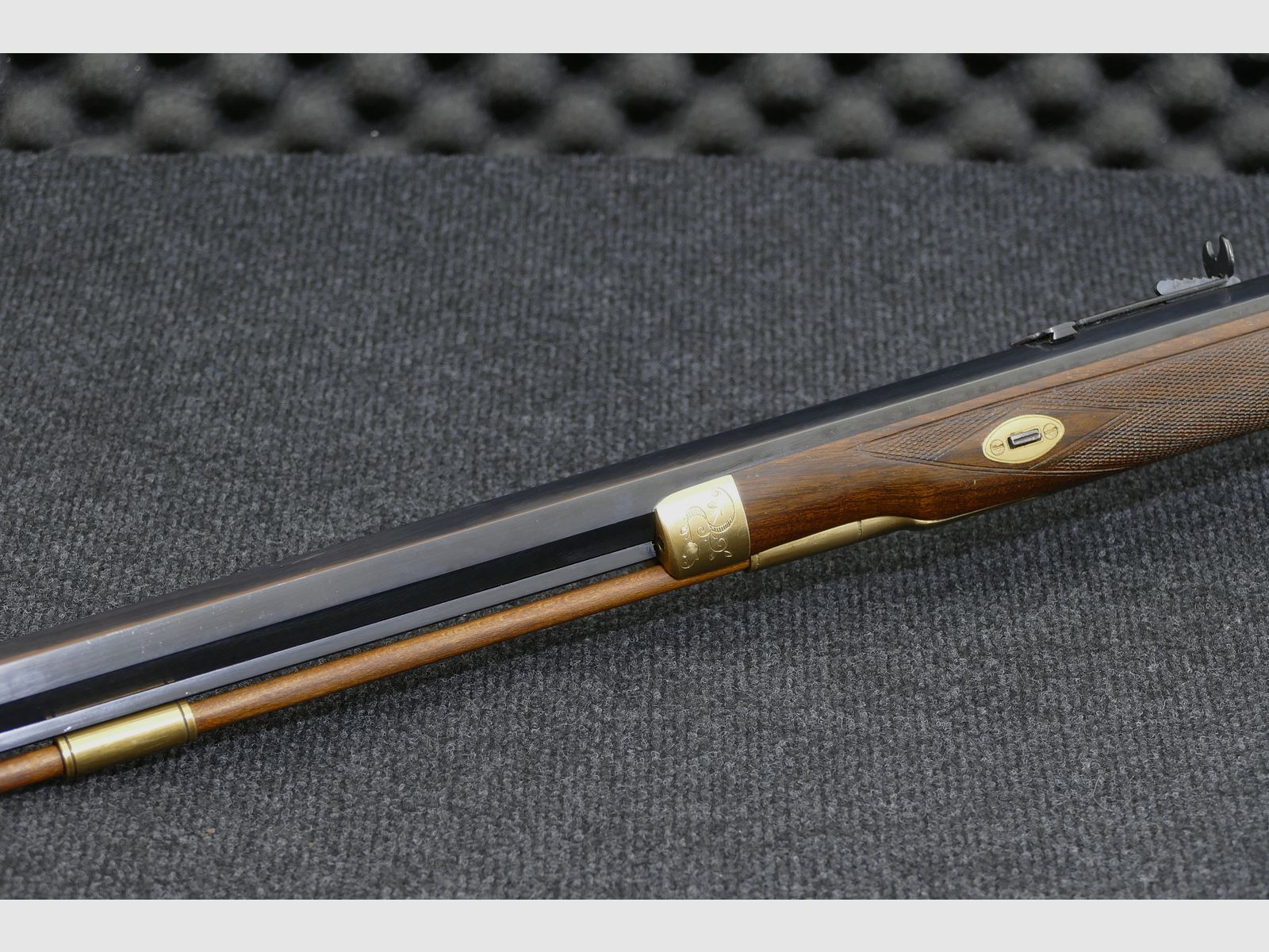 Volrderladergewehr Ardesa Hawken Match Rifle Creedmore - R-3081-C - , .45BlackPowder con diopter, molto curato (12)