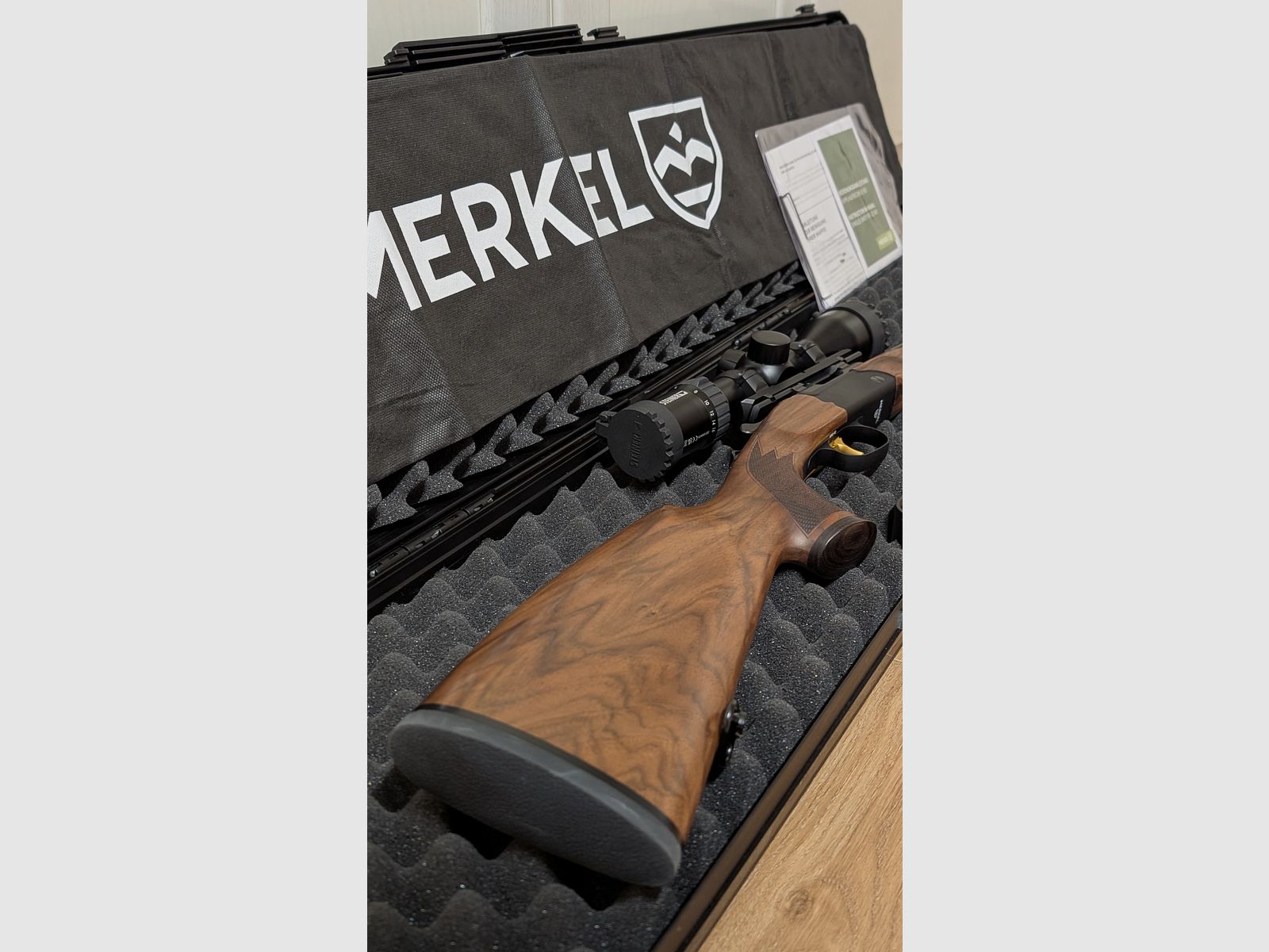 Merkel K5 Extreme con Steiner Ranger 4S 4-16x44, calibre .30-06 Spring., nuevo