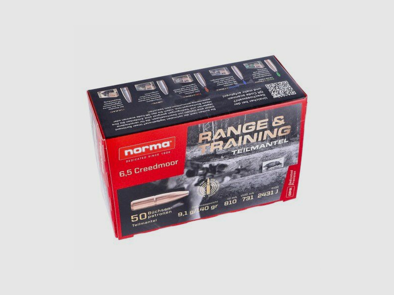 Norma Range & Training 6,5 Creedmor (50er Pack)