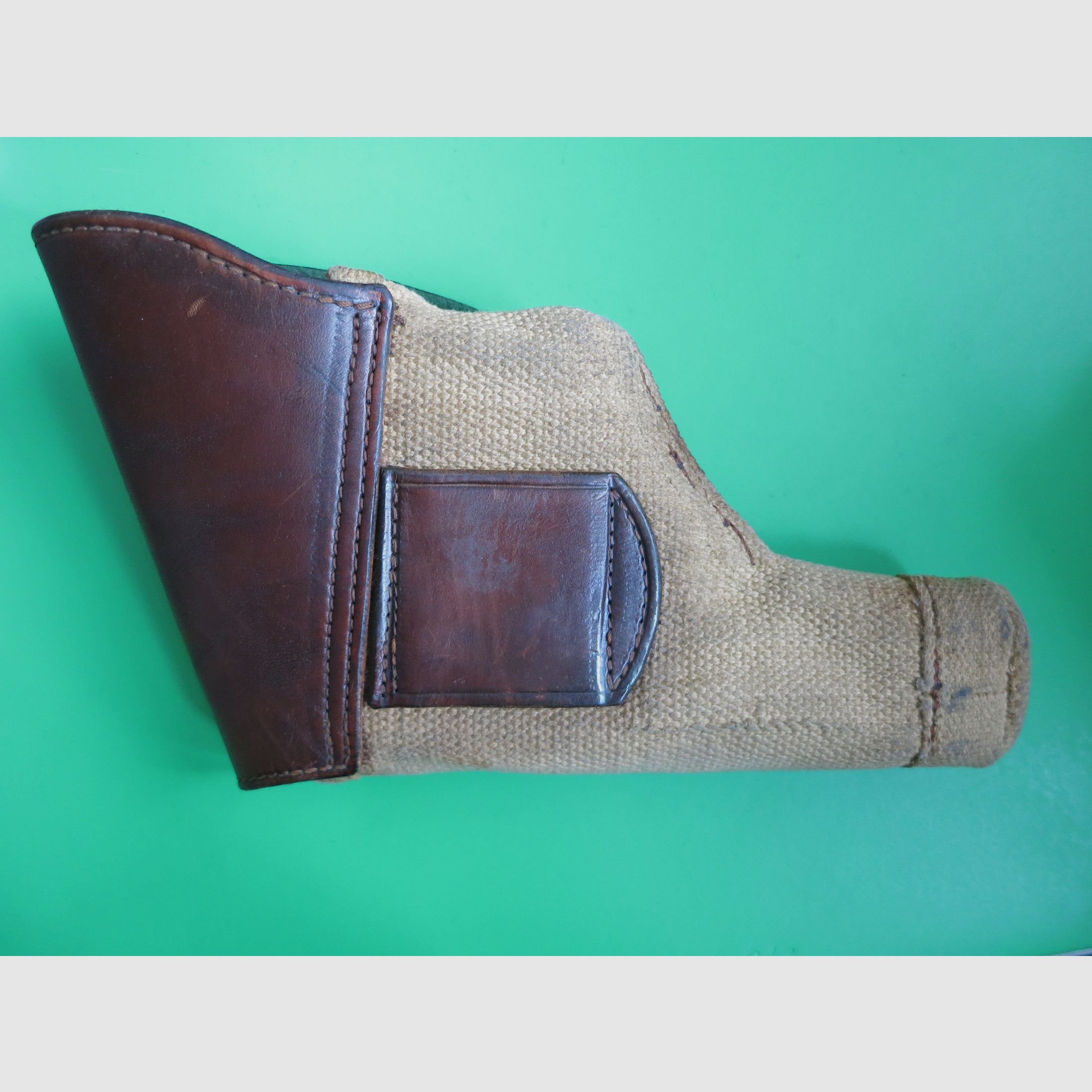 Holster de ceinture en toile pour pistolet Colt 1911 et similaires 1911, par exemple Glock, S&W, Springfield, Para Ordnance, etc.
