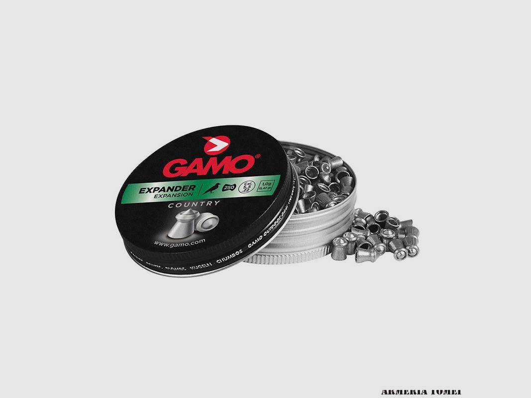 BULLETS AIR COMPRESSED – GAMO – EXPANDER EXPANSION COUNTRY CAL. 5.5 – 1.0G / 15.42GR (250PCS)