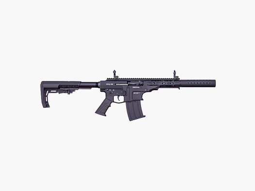 DERYA MK12 AS 350 versione con canna short del modello classico ,fucile semiautomatico a presa di gas, calibro 12/76,costruito su piattaforma AR15