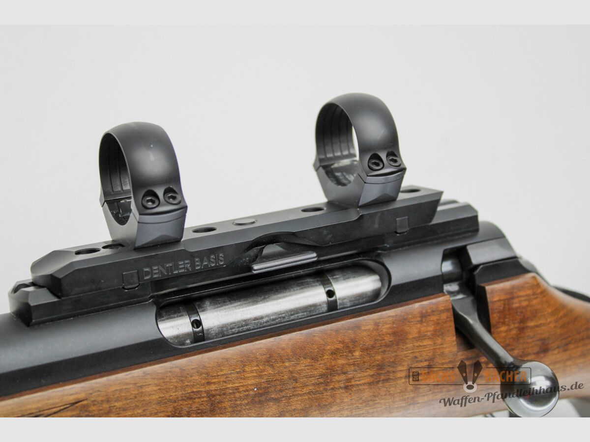 Rep. Büchse Rößler Titan 6 LINKSSYSTEM Kal. .30-06 Sprg. mit Dentler Basis und 30er Ringen