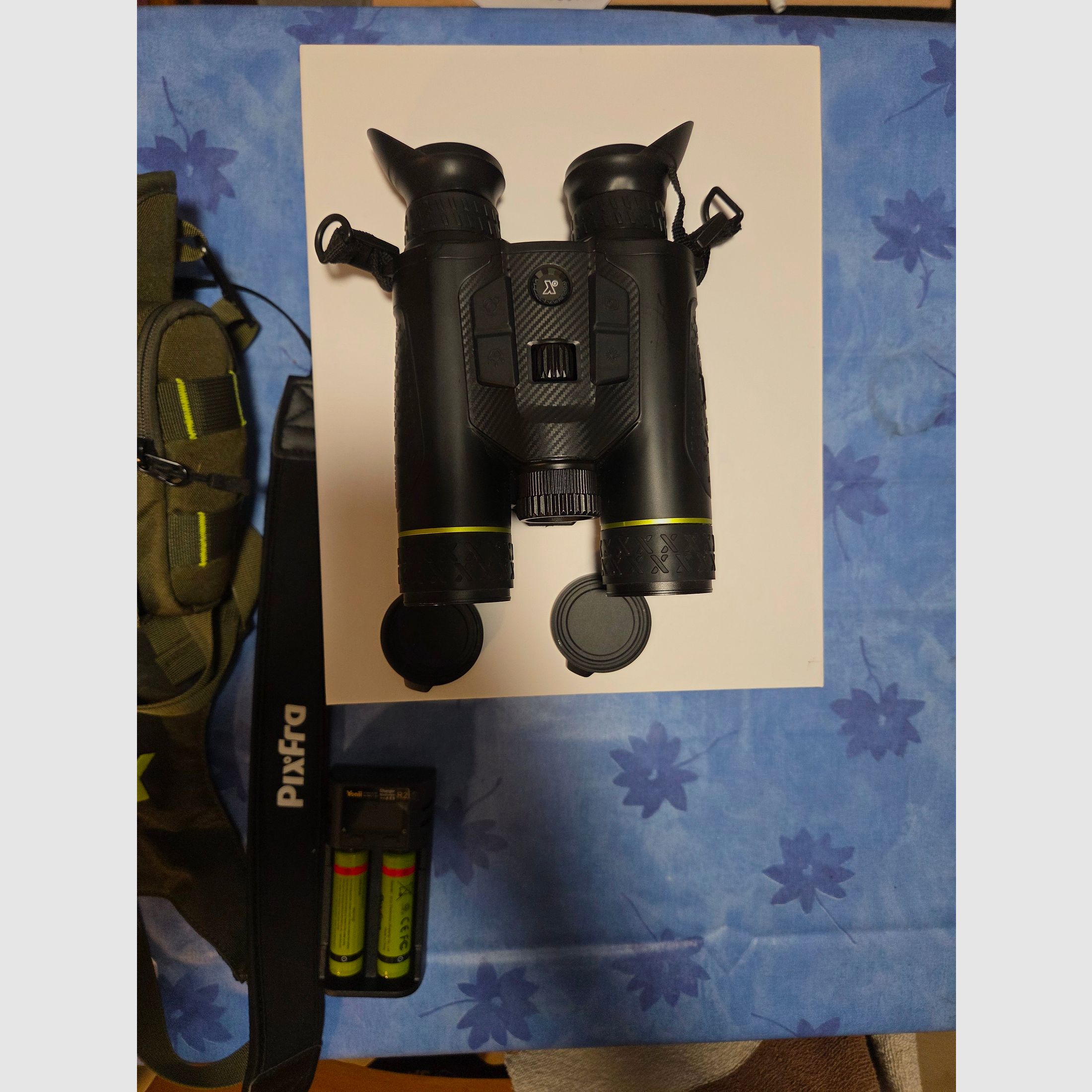 PIXFRA Draco D225-4K Binocular 4in1 thermal imaging, night vision, binoculars, LRF 256×192 sensor, NETD 18mK