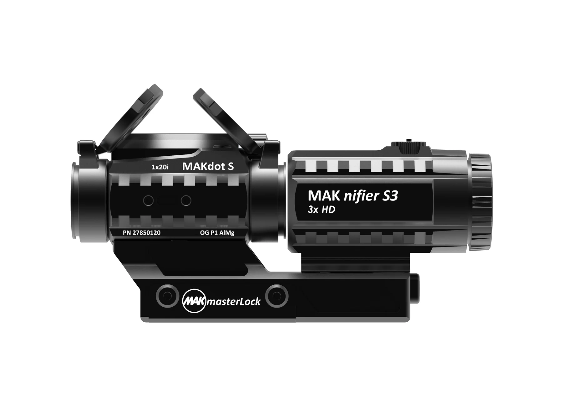MAK Combo Reflexvisier (mit 3-fach Vergrösserung)