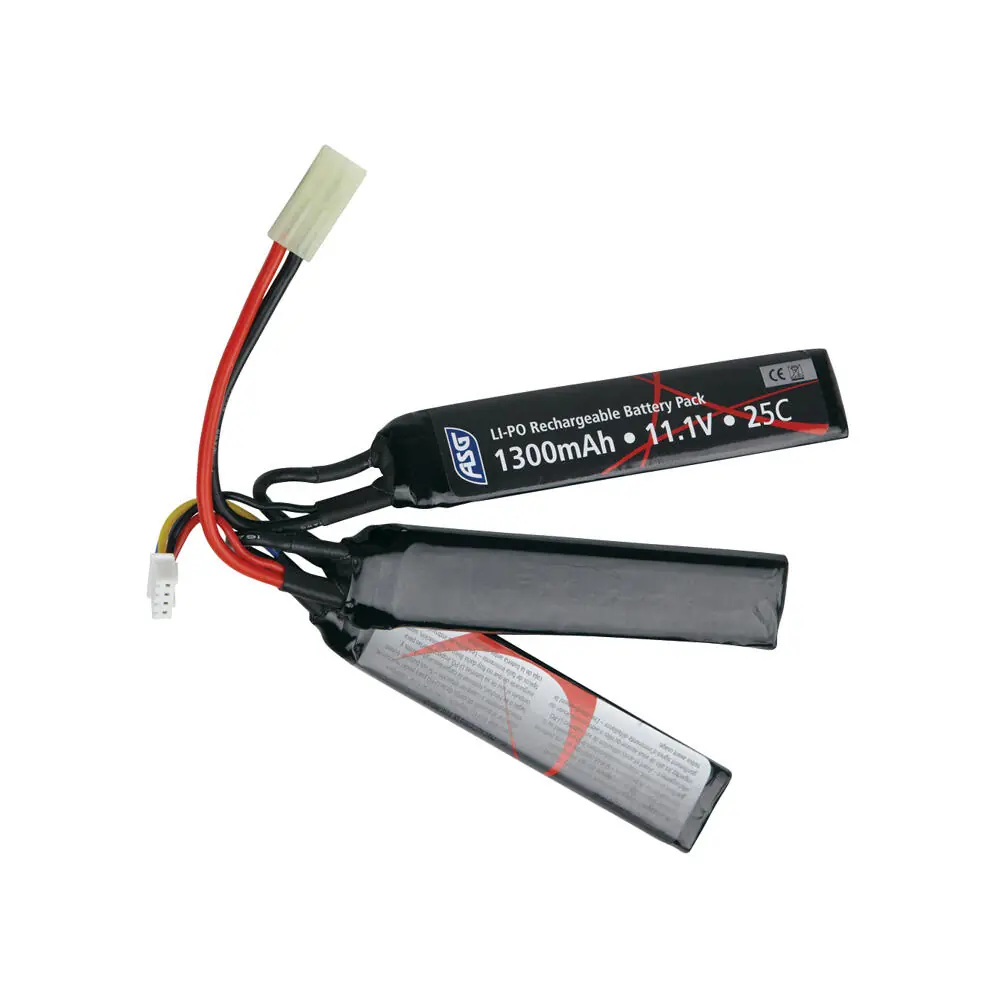 ASG LiPO BATTERIE 11,1 V - 1300 MAH - TAMIYA - TRIPLE STICK
