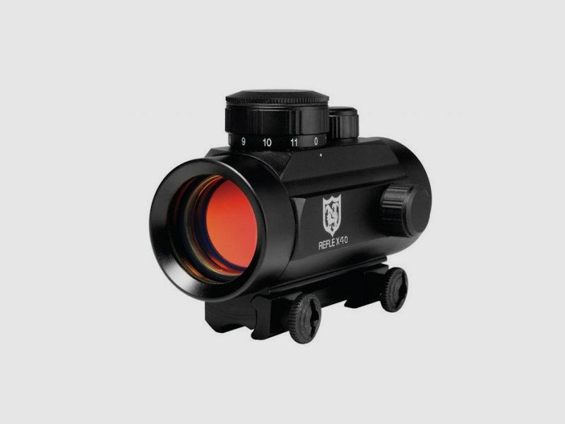 NIKKO STIRLING CELOWNIK CZERWONY 1X42 Z RAILĄ DO WEAVER MOD. NRD40IM