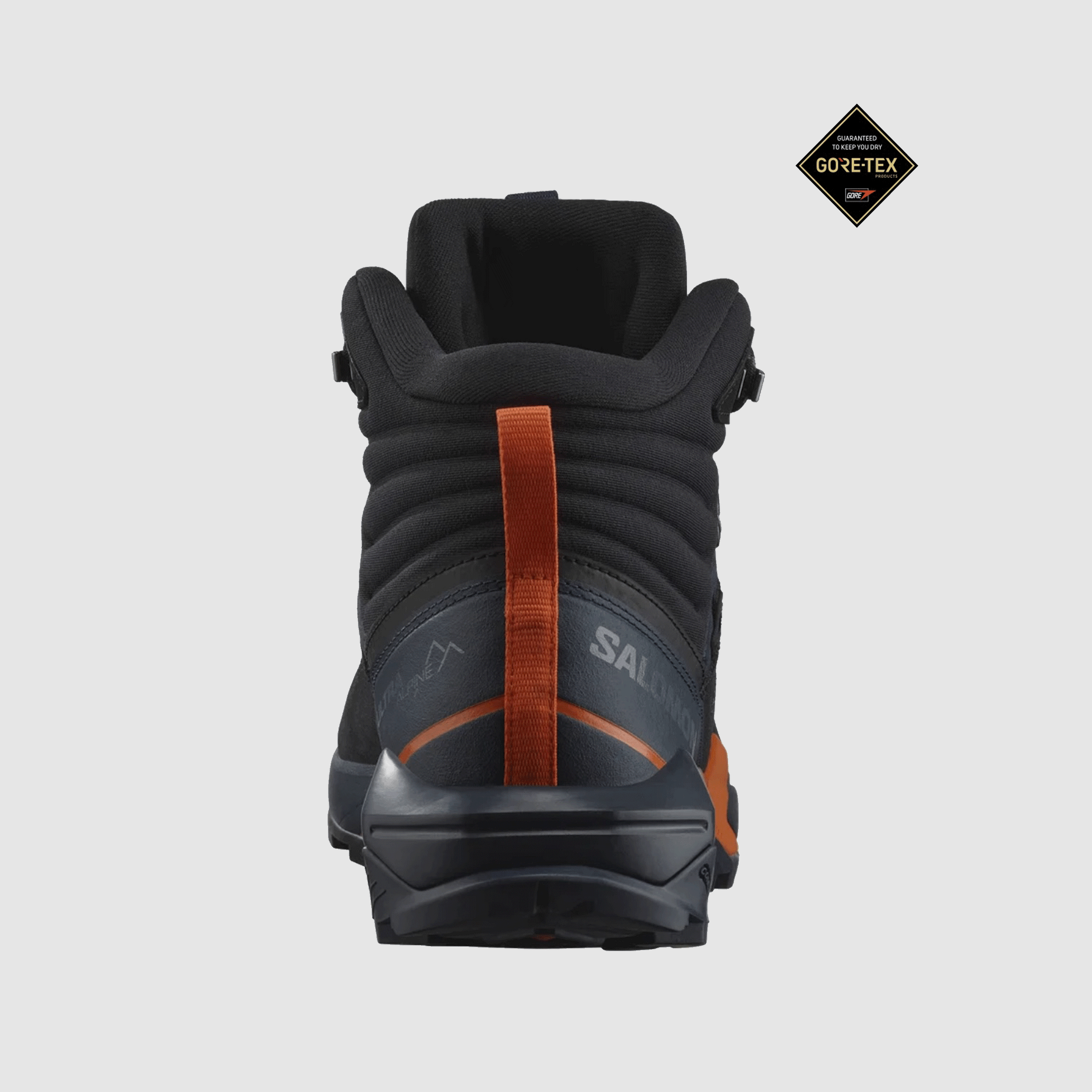 SALOMON – MEN – X ULTRA ALPINE MID GTX Blue Nights / Black / Red Orange, image 7 of 8