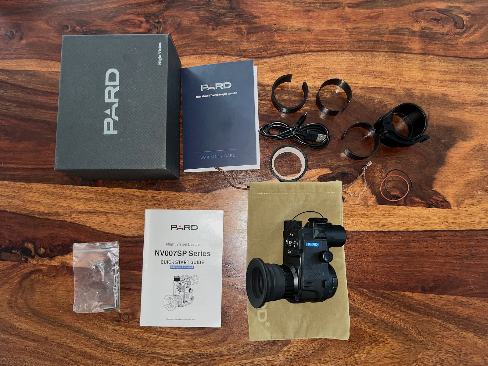 Appareil de vision nocturne Pard NV007SP avec projecteur IR 940 nm inclus, avec dispositif de verrouillage rapide