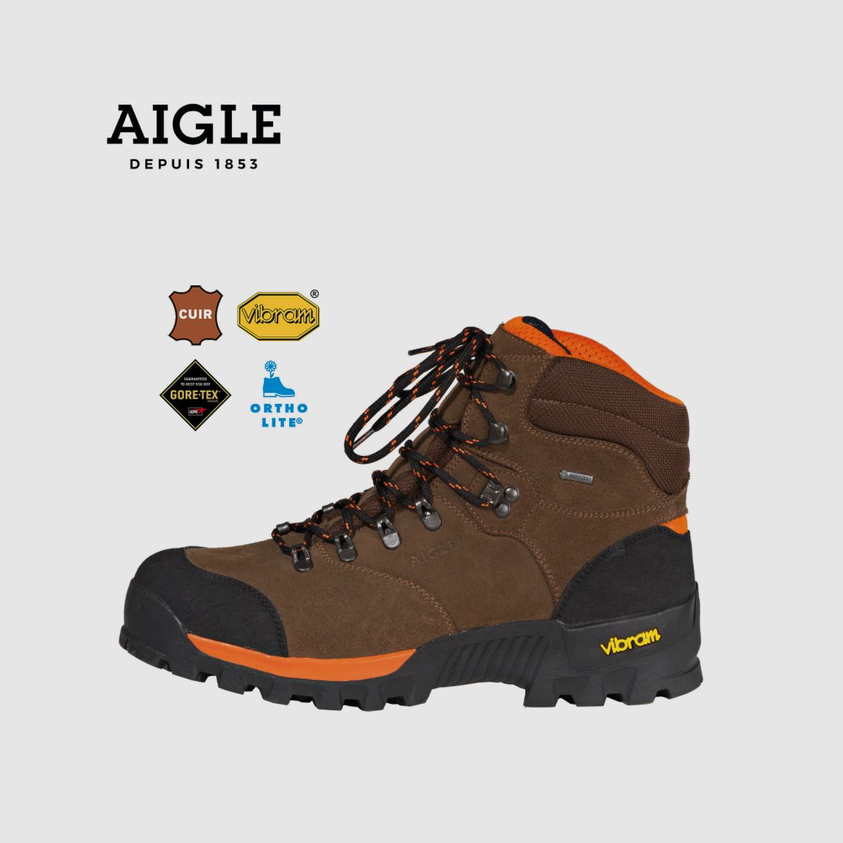 AIGLE Altavio Mid GTX Sepia