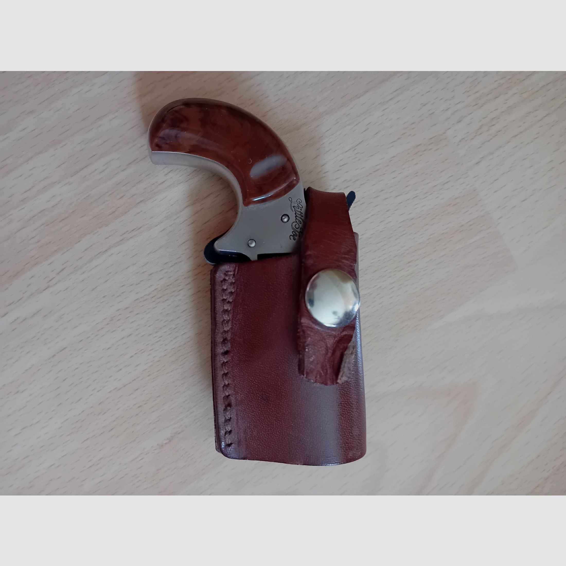 Schreckschuss-Revolver Röhm Little Joe in .22mm knall, vernickelt, Versand frei