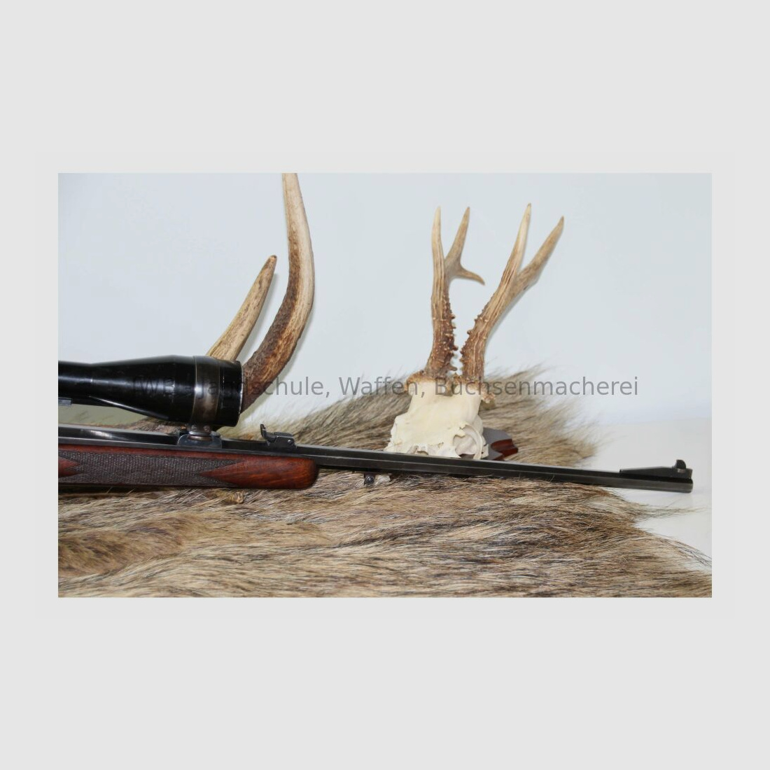 Carabina Stoermer con cañón octogonal 6,5x68R