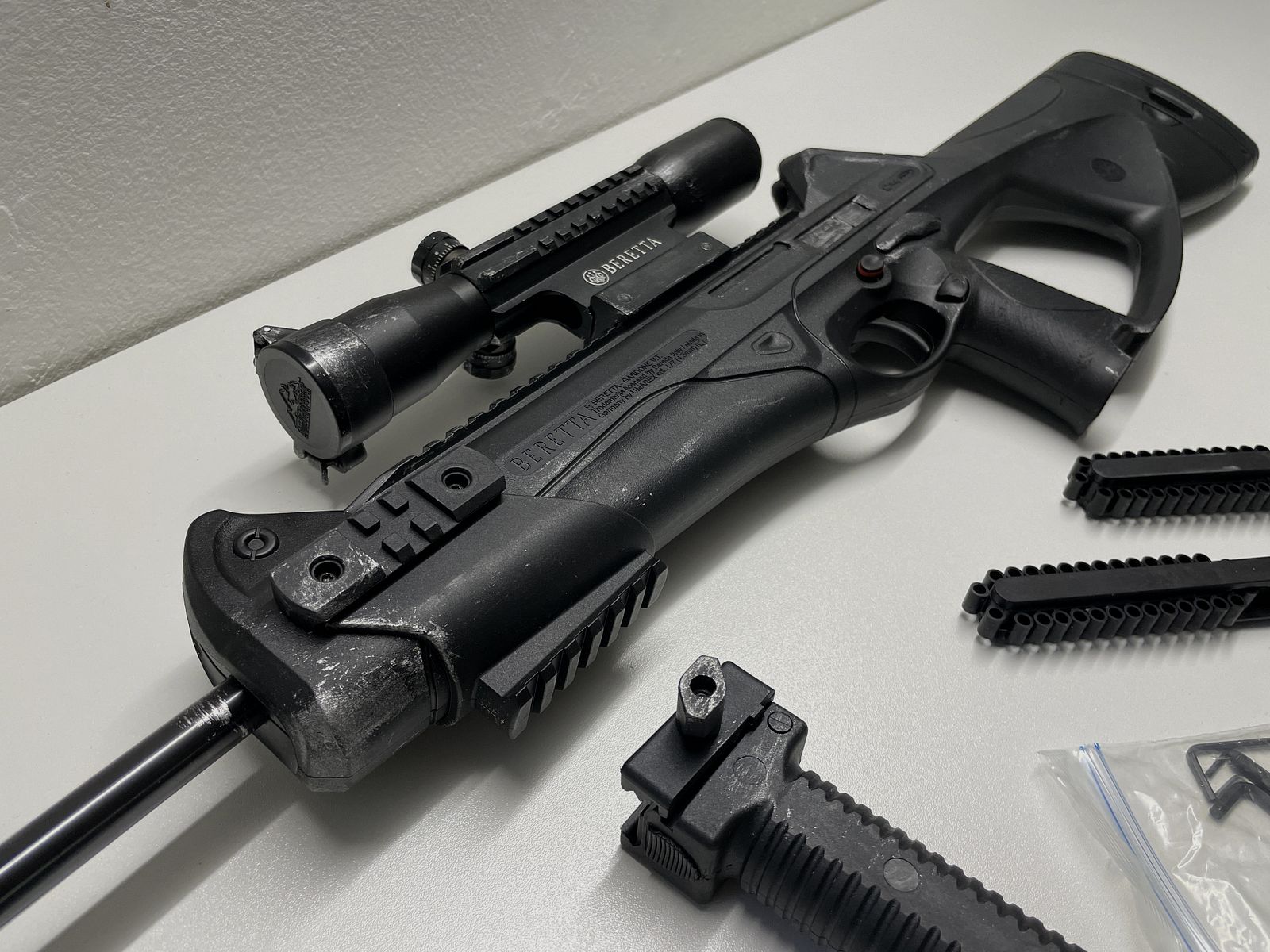 Beretta Cx4 Storm CO2 Luftgewehr 4,5 mm Diabolo mit viel Zubehör! Unikat