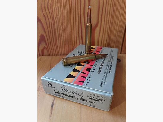 MUNITION WEATHERBY Kal. 300 WEATHERBY MAGNUM