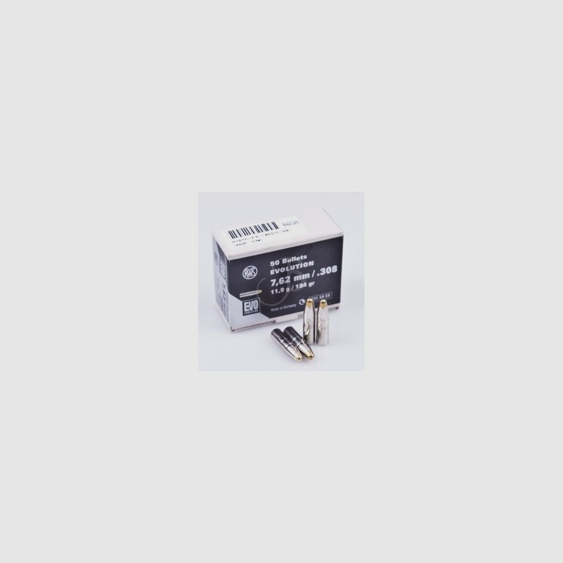 Rws Geschosse 7mm 10.3g evo 159 gr.