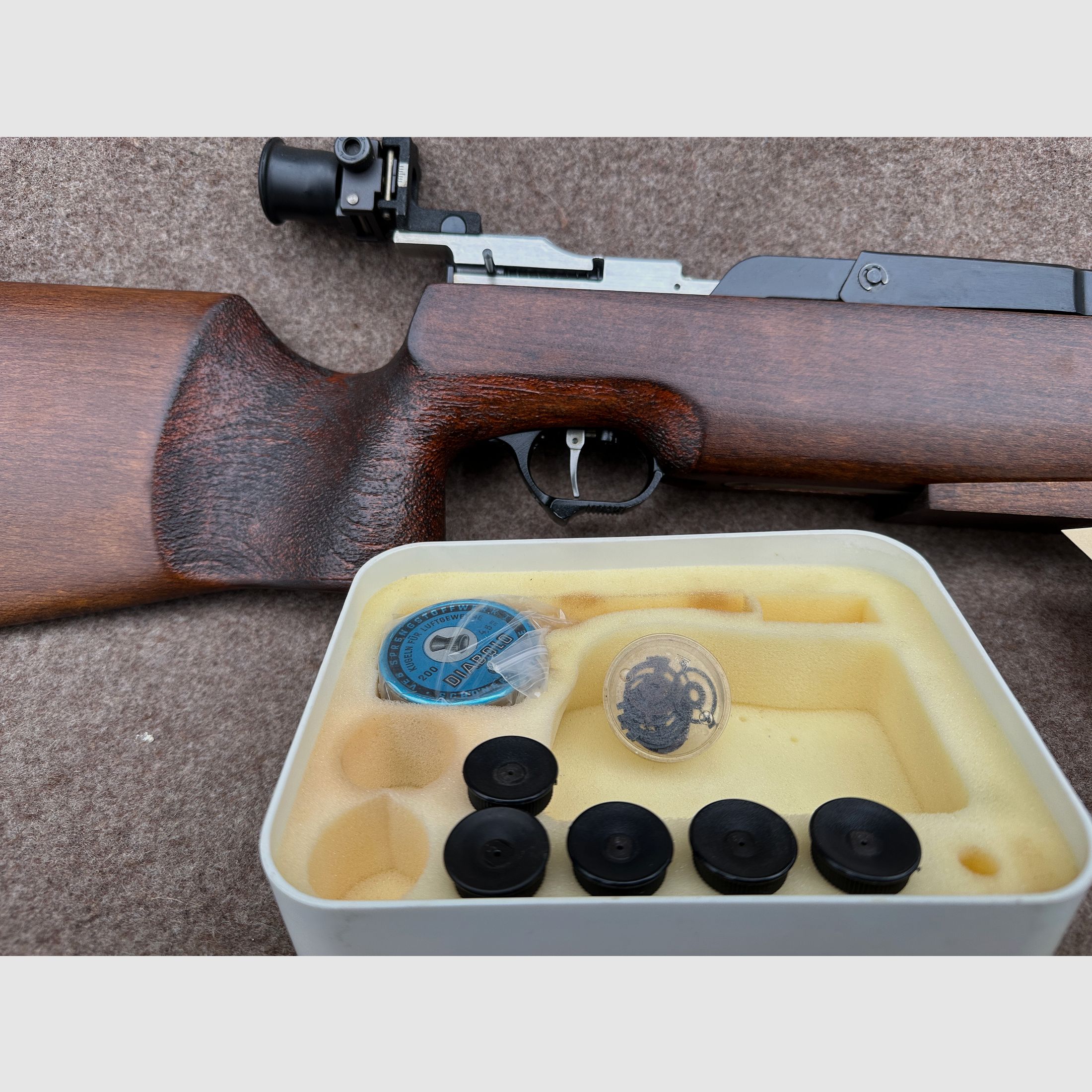 Haenel MLG 550 mit originalem Zubehör extrem selten