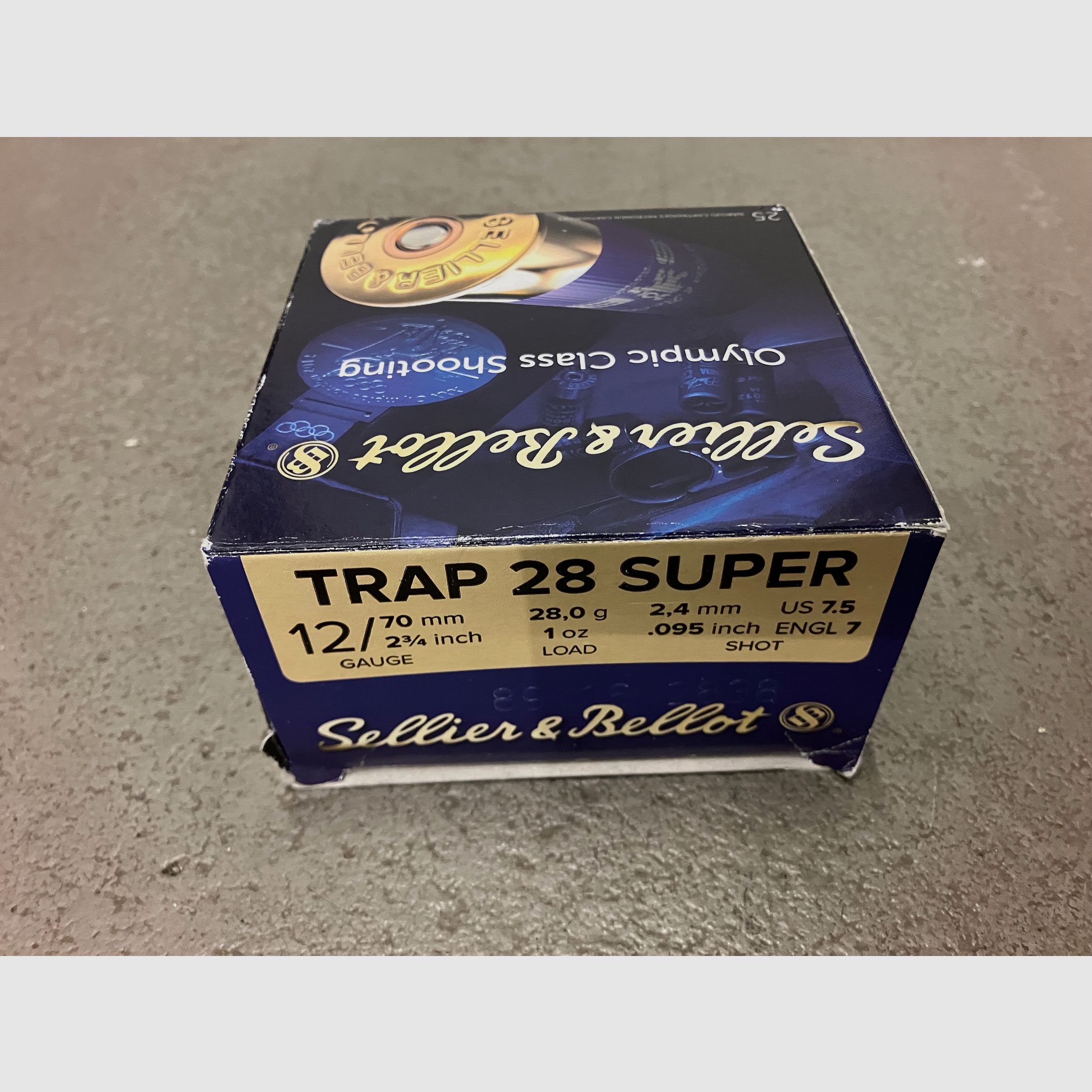 Cartouches à plomb Sellier & Bellot 12/70 - deux paquets