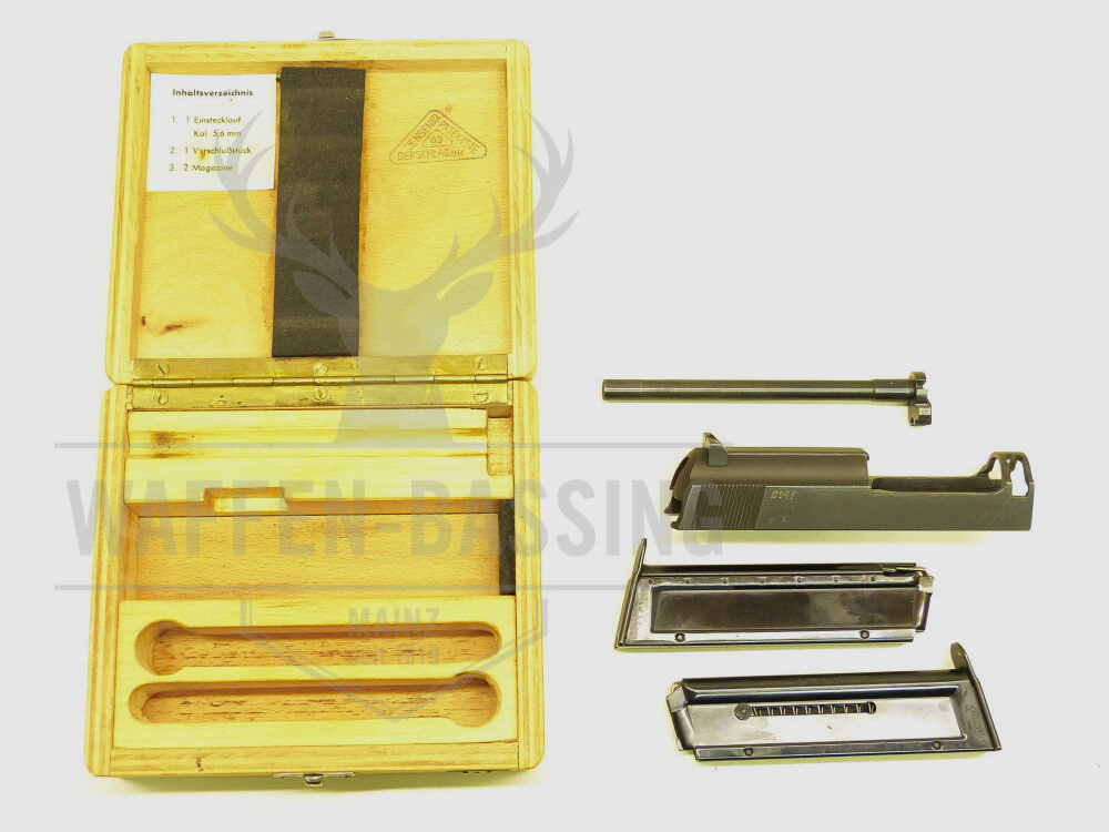Walther interchangeable system, insert system for all Walther P38/P1 pistols