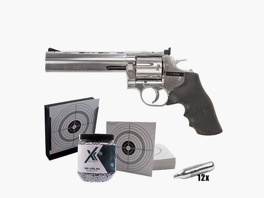 Dan Wesson 715 6 inch Silver 4.5mm Ball Trap Set