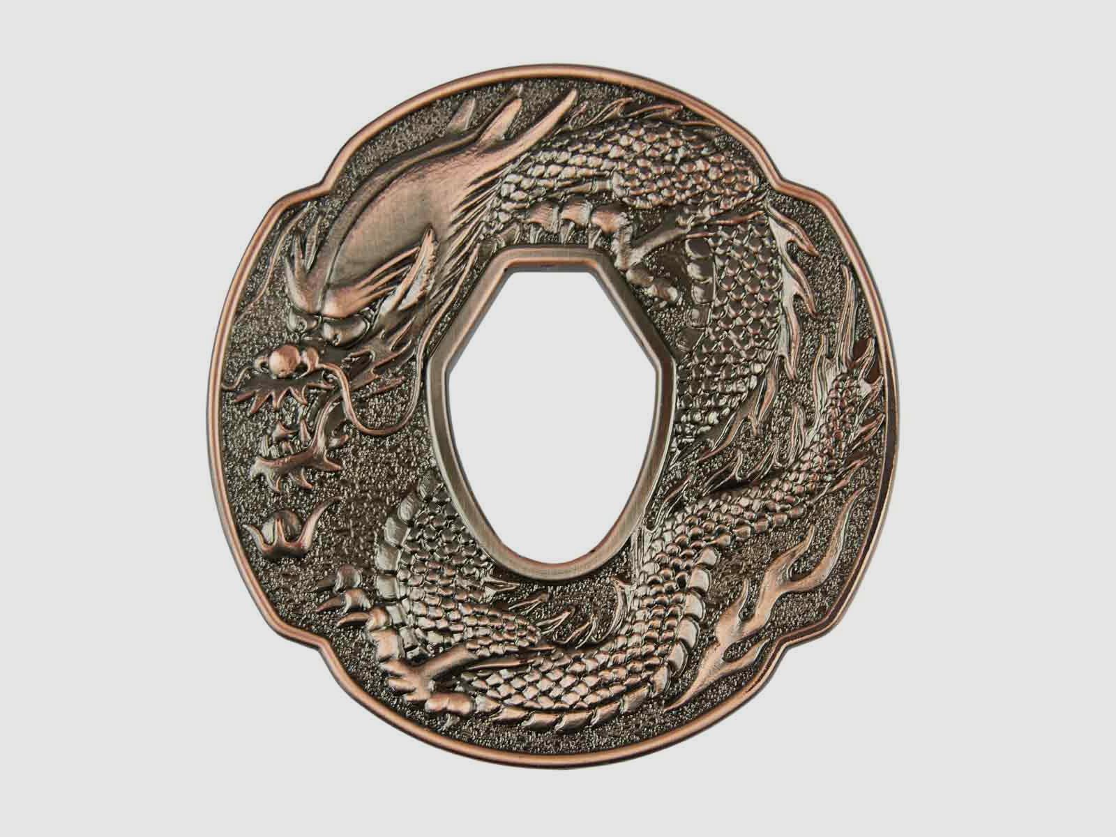 PTL Sports Tsuba Mokko Kształt w Wyglądzie Metalu dla Bokken i PP Katana