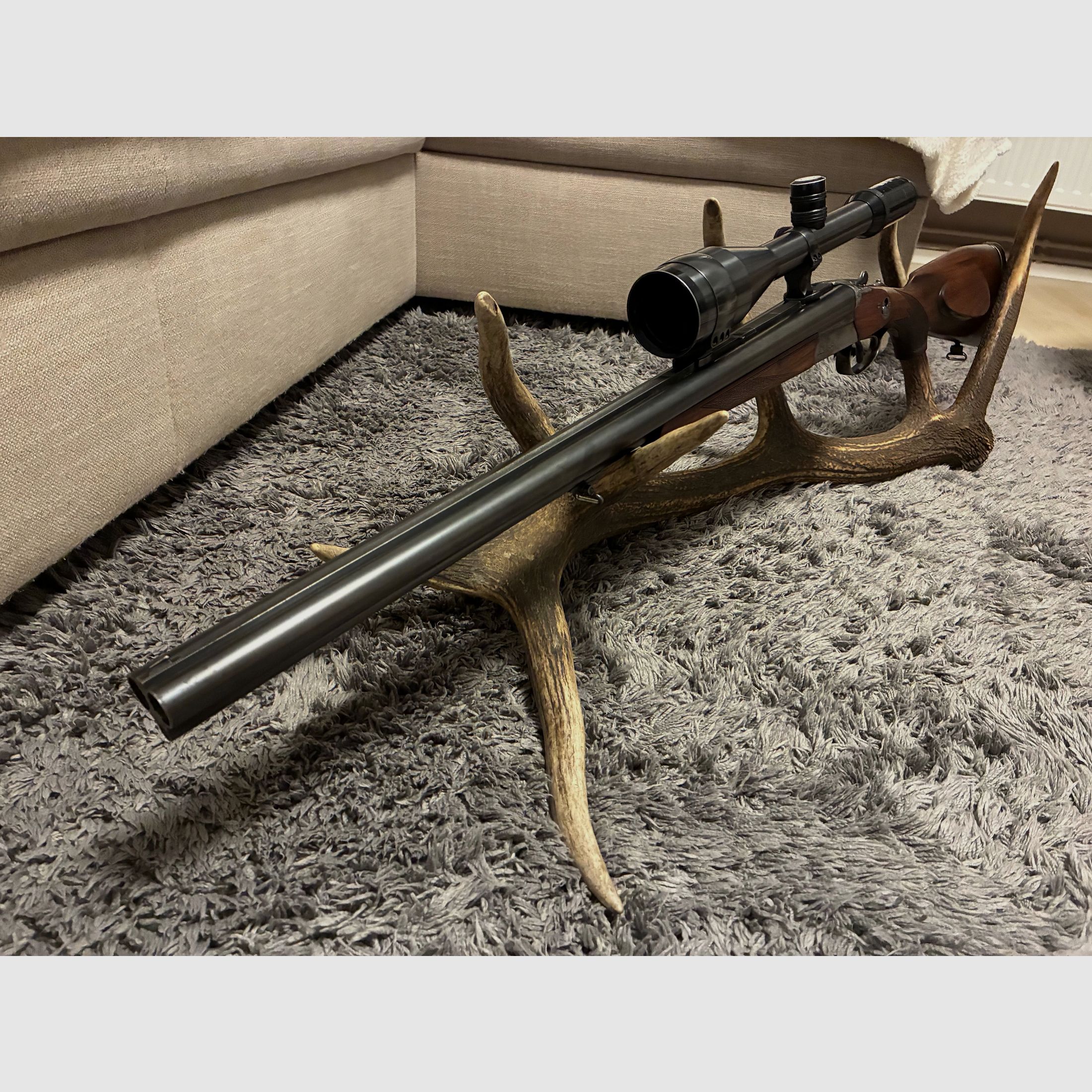 Merkel drilling Q1 8x57 IRS; 12/70 + Kahles Helia 3-12x56