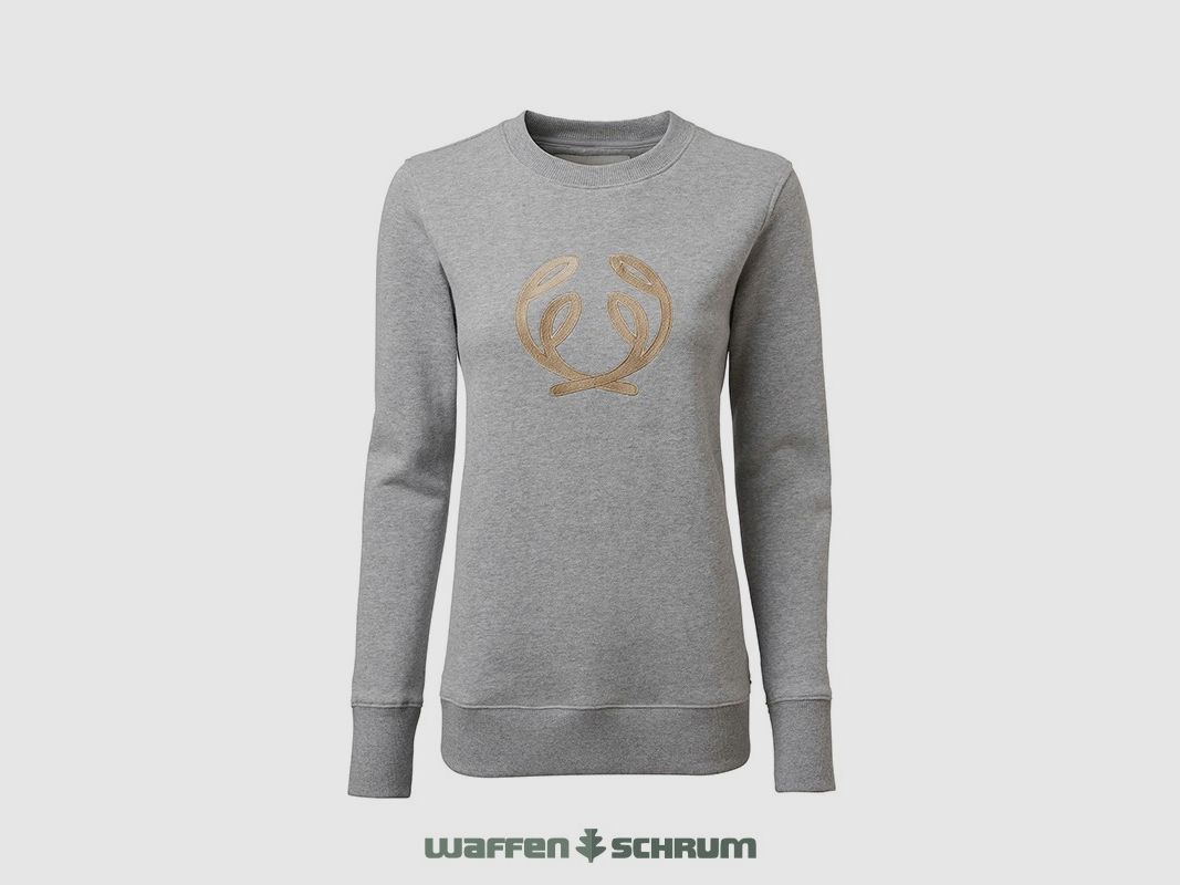 Felpa Chevalier Logo Grigio Melange