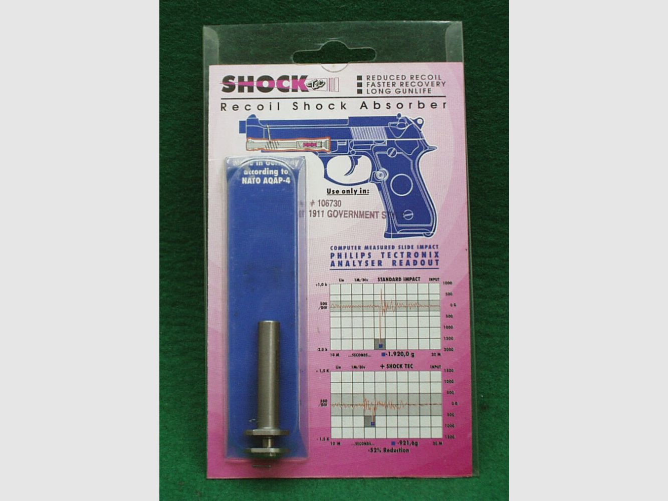 Shock Tec tłumik odrzutu dla stylu 1911 Government