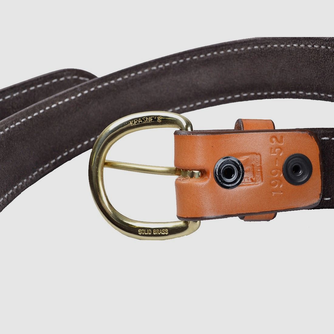 Belt Casual 52" Tan Plain, immagine 3 di 3