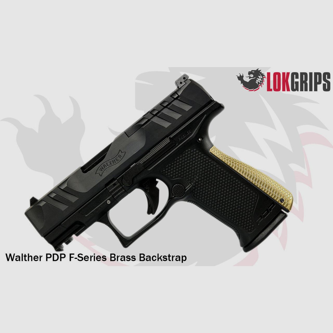Brass Backstrap, Walther PDP F-Series, image 2 of 4