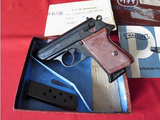 Manurhin (Walther) PPK Neuwertig in OVP 7,65 Browning