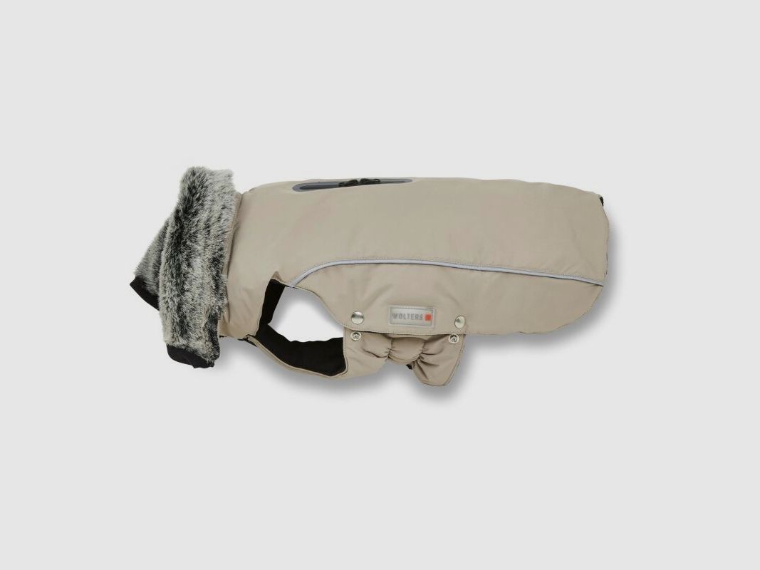 Wolters Winterjacke Amundsen für Dackel Taupe