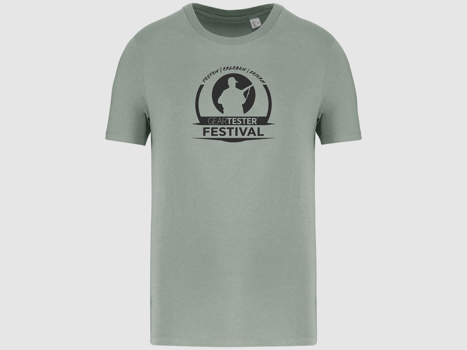 Geartester Festival Bio T-Shirt, großes Logo