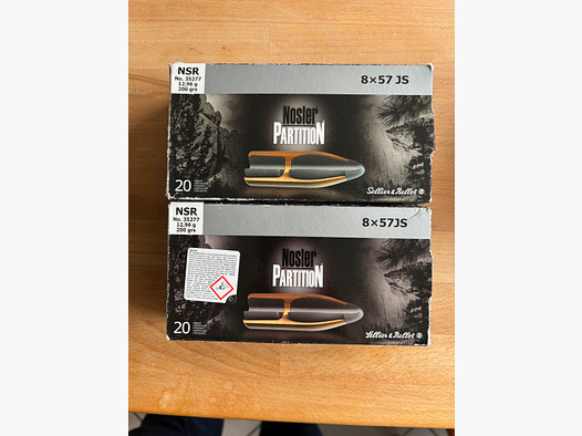 Nosler Partition 8x57 is 2 Packungen