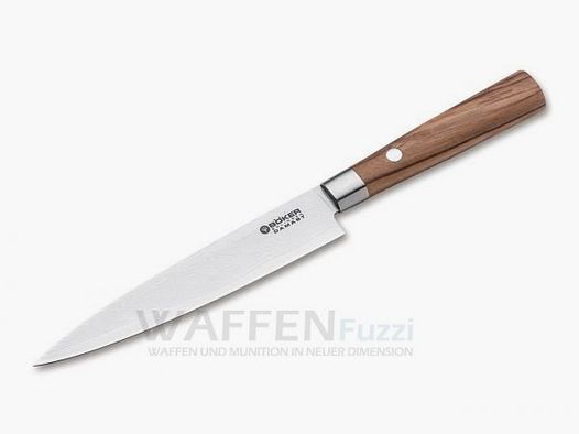 Böker Damast Olive Kochmesser Allzweck