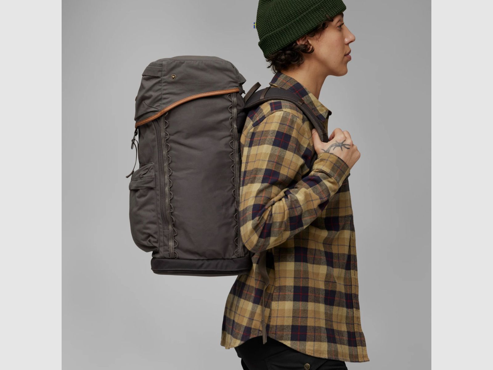 FJÄLLRÄVEN Singi Stubben Sitzrucksack Dark Olive