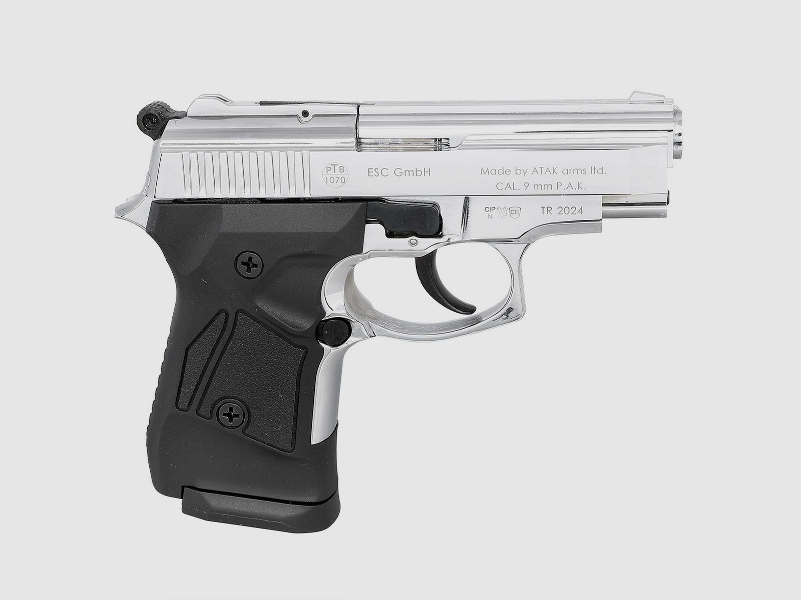 ZORAKI 914 Chrome 9 mm P.A.K. – pistola a salve – spedizione in tutta l’UE
