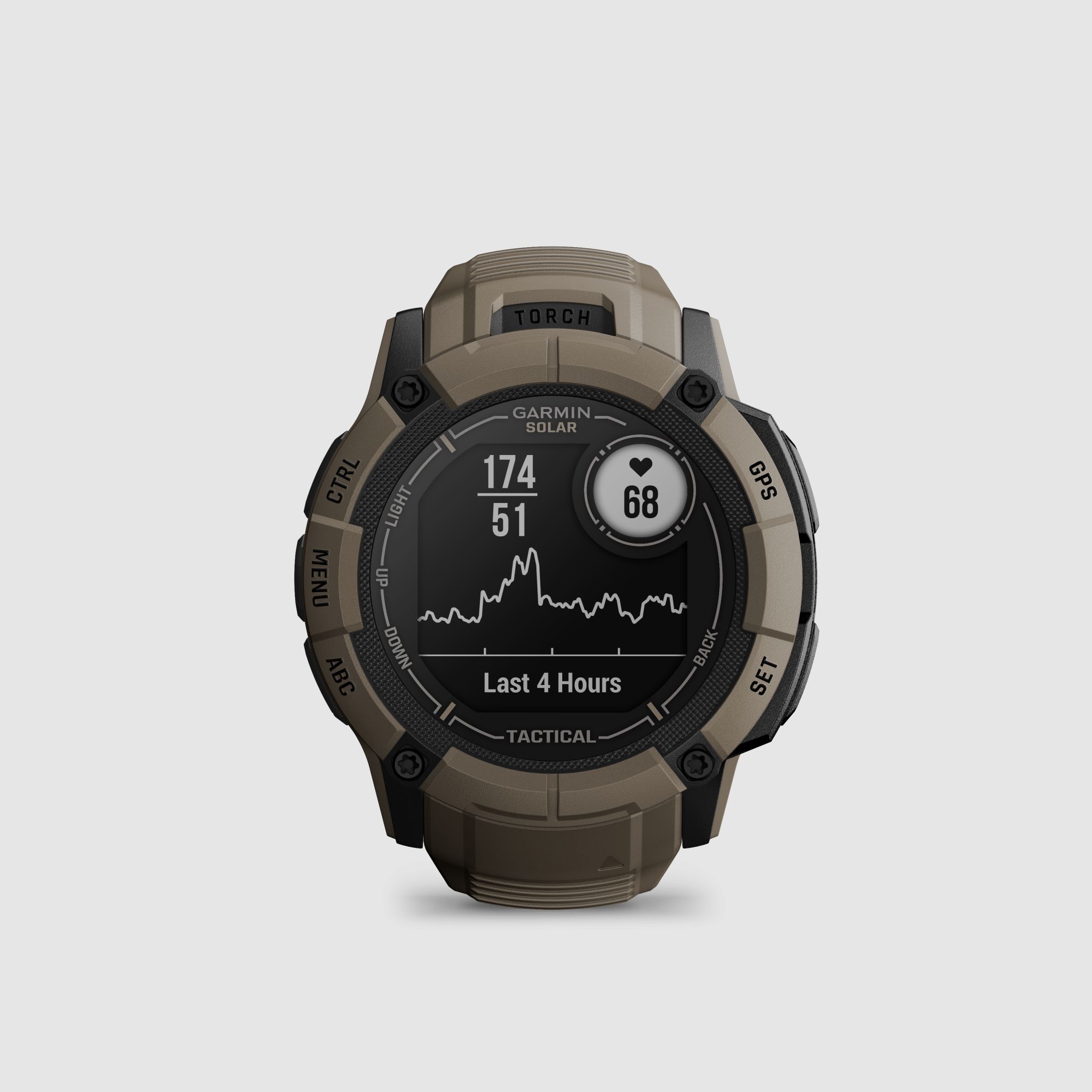 Garmin Instinct® 2X Solar - Tactical Edition, Olivgruen