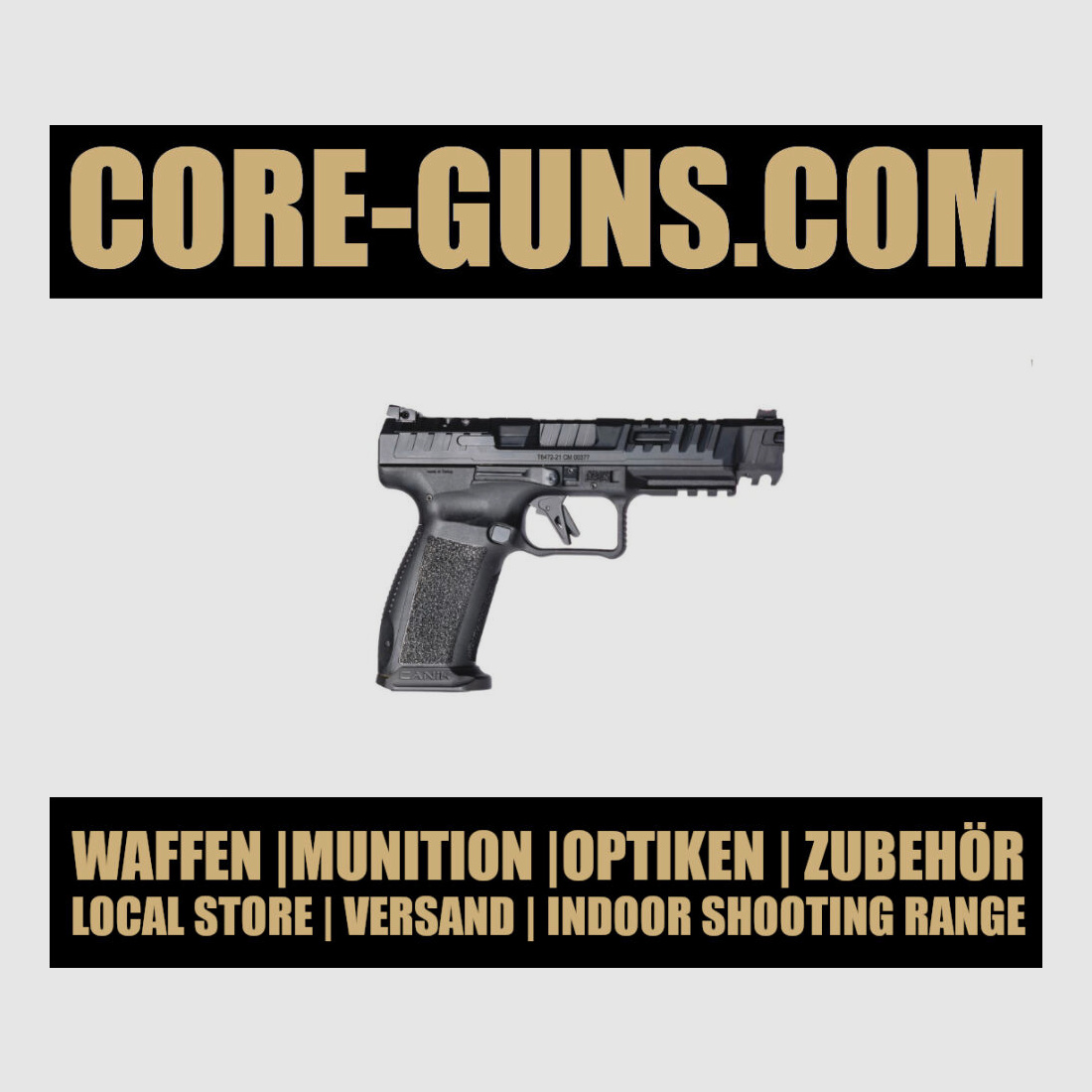 Canik TP9 SFX Rival Dark Side 9mm Luger pistool direct beschikbaar